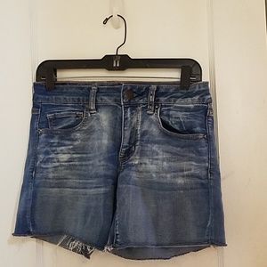 American eagle midi shorts
